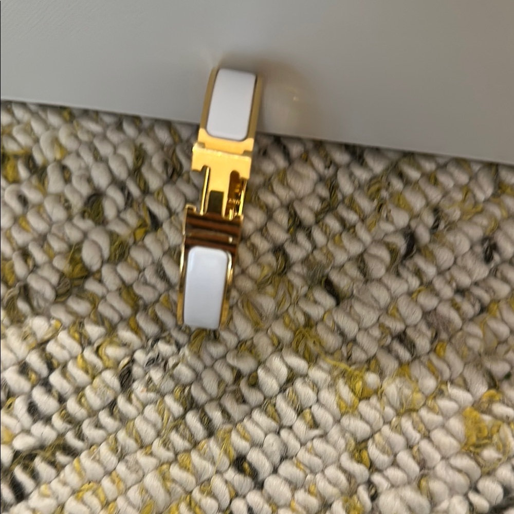 Hermes clic H bracelet white with original packaging
